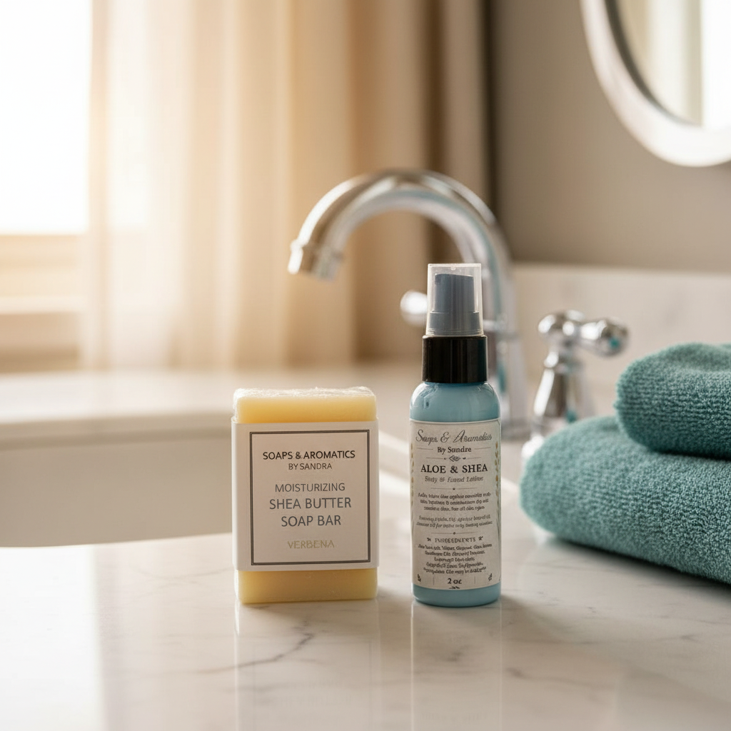 2-Piece Lotion & Soap - Hotel Spa Setting