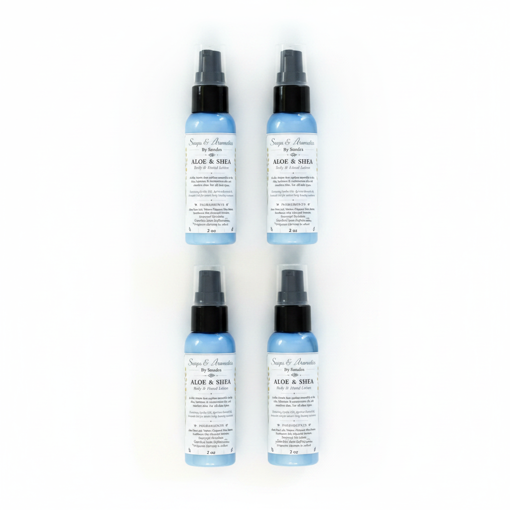 4-Piece Lotion Set - 2x2 Grid