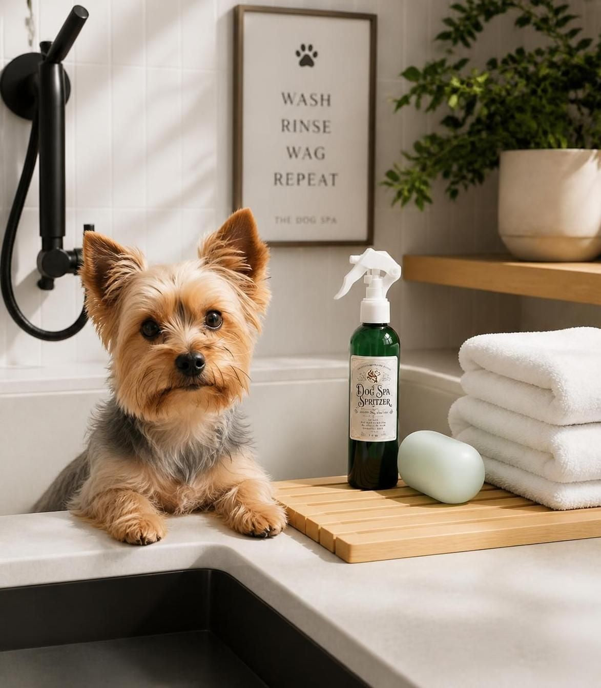 Dog Spa Spritzer — Natural Aromatherapy Finishing Mist | 8 oz