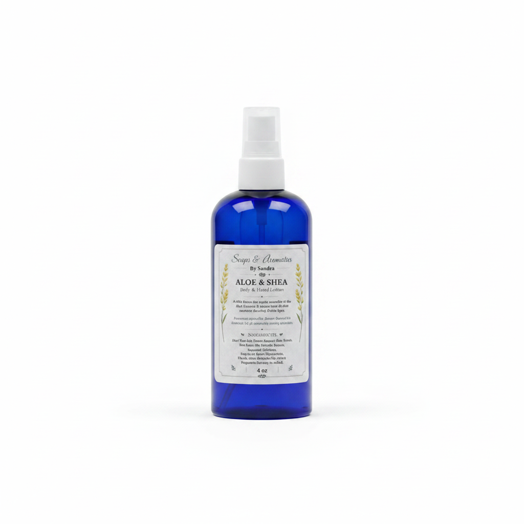 Aloe Shea White Background Product Shot