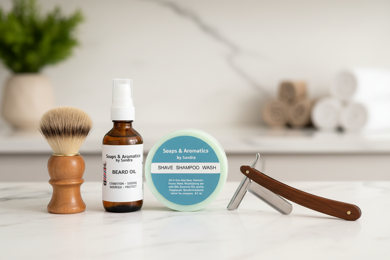 Beard Oil & Shave Shampoo Wash
