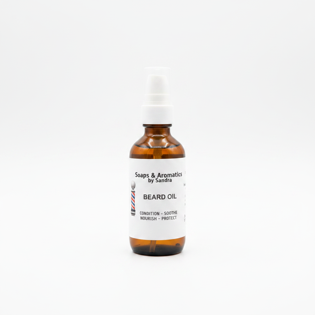 Beard Oil - White Background